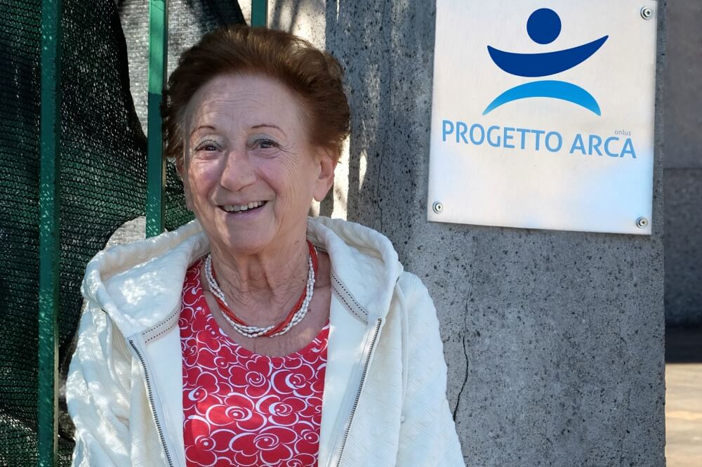 Marisa donatrice per Progetto Arca