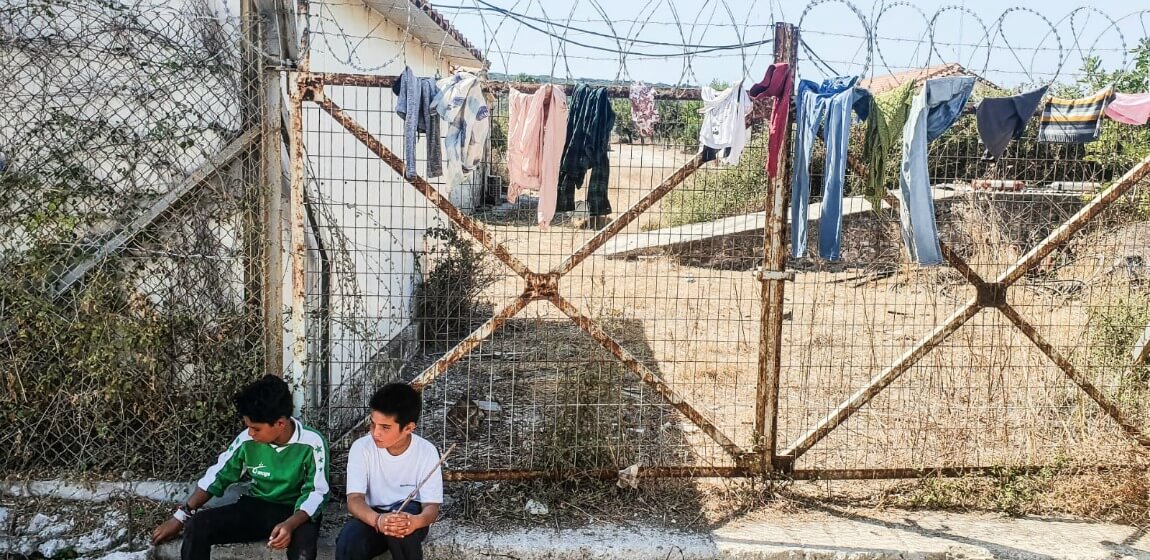 Missione Lesbo bambini del campo di Moria