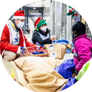 Cene itineranti di Natale per le persone senza dimora